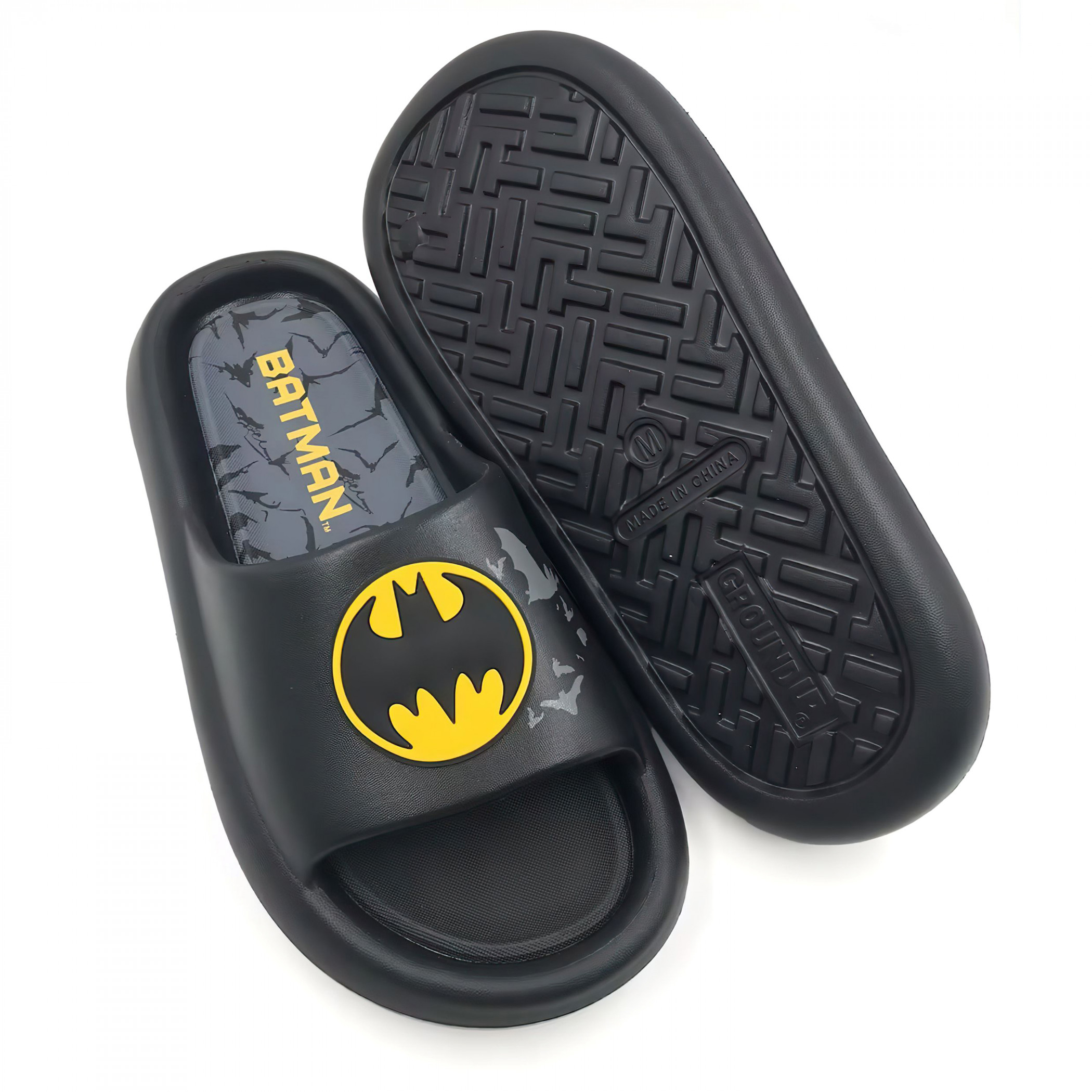 Batman Logo Flip Flop Comfort Slide Sandals